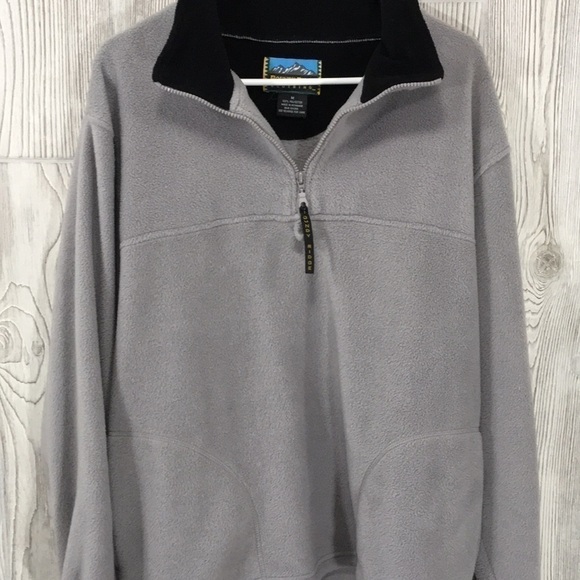 Vintage Roundy Ridge Fleece Pullover Quarter Zip Medium - Picture 4 of 8